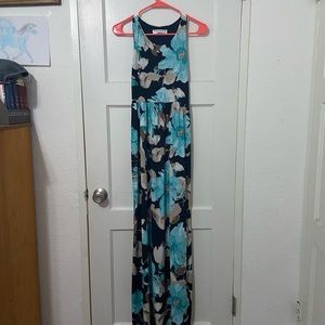 NWOT racer back maxi dress